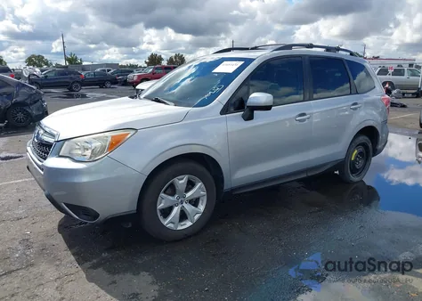 2014 Subaru Forester 2.5I Premium из США, поврежденный, VIN JF2SJAEC6EH539487